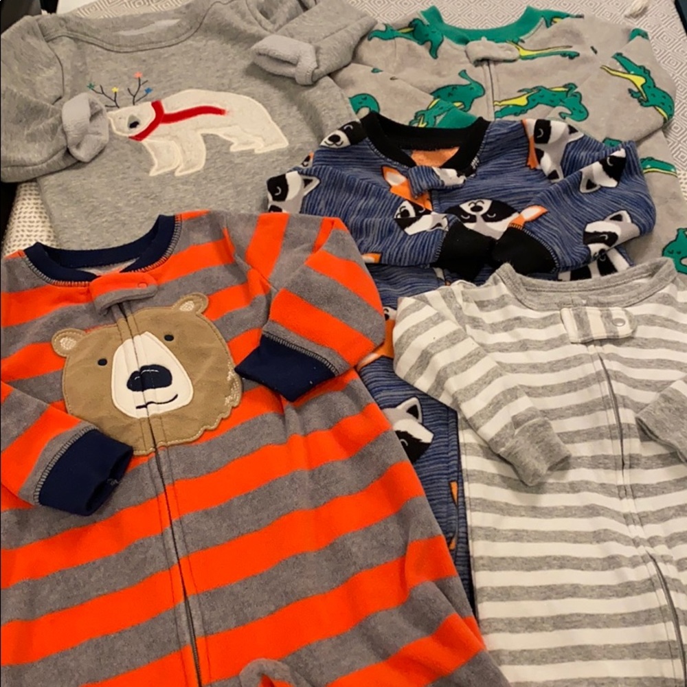 Footless sleeper / romper bundle